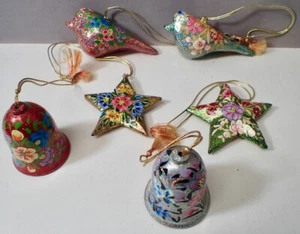 Addobbi natalizi tradizionali Petrykivka ucraini dipinti a mano decorazioni - Foto 1 di 19