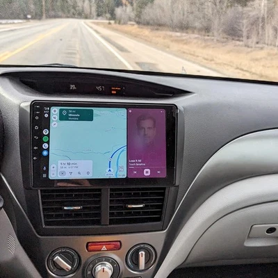 Carplay Radio For 2009-2013 Subaru Forester Android 13 w/Cam Android Auto FM RDS Foto 1 de 4