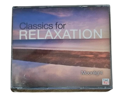 Brand New Sealed Classics for Relaxation Moonlight 4 CD Set Time Life 2009 Foto 1 de 4
