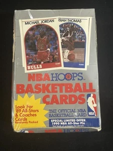 1989-90 NBA Hoops Series 1 Sealed Wax Box 36 Packs David Robinson RC SP Rare *2 - Picture 1 of 7