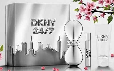 DKNY 24/7 Eau de Parfum 3 Piece Gift Set For Women - Perfume Spray 3.4 oz $105 Foto 1 de 2