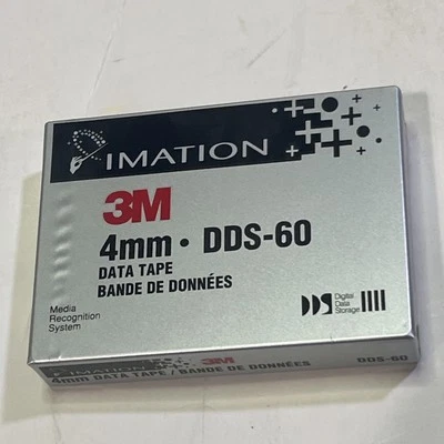 Imation 3M 4mm DDS-60 Data Tape Case Of 10 1996 Sealed Open Box - Image 1 of 3