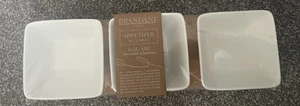 BRANDANI OF ITALY 3 X BOWL APPETISER SET WITH BAMBOO TRAY NEW/SEALED - Picture 1 of 7