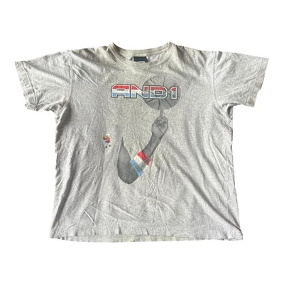 Camiseta De Colección AND1 Baloncesto Años 90 Trash Talk Para Hombre XL Rara Back Hit Foto 1 de 4