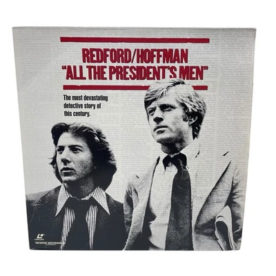 All The President's Men LaserDisc 1976 Crime Drama Widescreen Warner Bros Foto 1 de 3