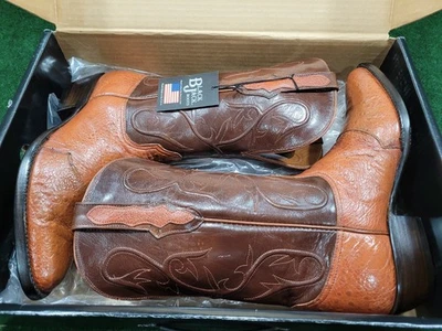 11 D ⭐ VINTAGE ⭐BLACK JACK ⭐ AMERICAN ⭐ BULLFROG ⭐ RARE ⭐ CUSTOM ⭐ WESTERN BOOTS - Image 1 of 4