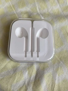 Apple Wired Earphones Case Box White Plastic CASE ONLY - Photo 1/3