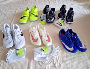 6 LOT NIKE TRACK FIELD SPIKES BUNDLE - ZOOM RIVAL SHOES - MENS SIZES 9.5 - 12 - Picture 1 of 17
