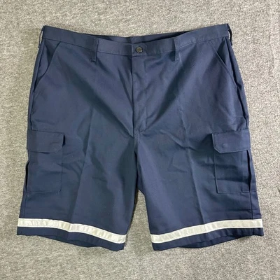 Pantalones Cortos Uniforme de Trabajo Red Kap Para Hombres 44x12 Azul Marino Bolsillos de Carga Rayas Reflectantes Foto 1 de 4