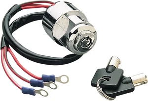 Ignition Switch Harley-Davidson Round Keys Dyna Sportster FXR FX XL - Picture 1 of 5