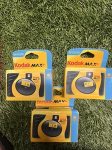 KODAK MAX Ultra Compact Disposable Camera, Unused Vintage Camera, X3 - Picture 1 of 3