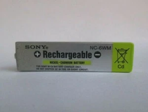 Sony 1.2V 600mAh GumStick Rechargeable Battery for Walkman (NC-6WM) - Picture 1 of 1