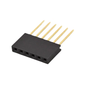 Cabezales de escudo hembra apilables Arduino de 6 pines 25 piezas; tablero de pan alto apilable EE. UU. - Imagen 1 de 1