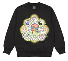 Palace 5G Bun Crew Black Cotton Sweatshirt Men’s Size XXL Logo Mushrooms SS23