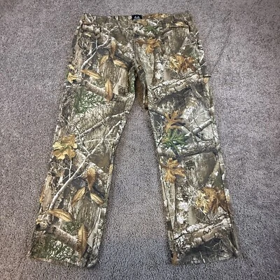 RealTree Camo Pants Men's XL 42X32 Outdoors Hunting Pockets Multiple Pockets - Image 1 of 4