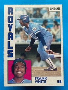 1984 O-Pee-Chee Frank White #155 Kansas City Royals - Picture 1 of 2
