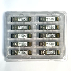 Cisco SFP-10G-LR 10GBASE-LR SFP+, 1310nm, 10km, LC, SMF, 10er Set, Optikmodul - Bild 1 von 3