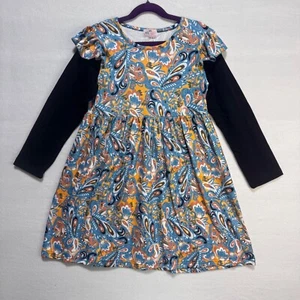 Girls Dress Size 7/8 Pete&Lucy Long Sleeves New With Tags Boutique - Picture 1 of 7