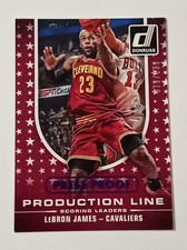 #/199 LeBron James 2014-15 Donruss Basketball Production Line Press Proof#3 Cavs