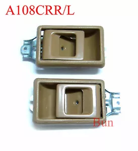 INTERIOR DOOR HANDLE INNER SET FOR TOYOTA HILUX MK2 PICKUP LN50 LN55 LN56 84-88 - Bild 1 von 2