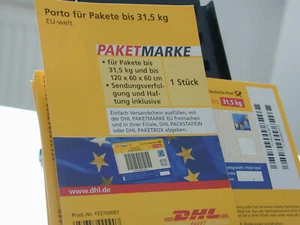 DHL PAKETMARKE EU / EUROPÄISCHE UNION , 31,5 kg - Bild 1 von 1