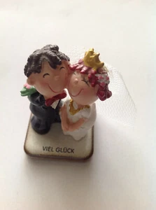Hochzeitsdeko Hochzeitspaar auf Kachel - Bild 1 von 2