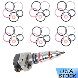 for CAT Caterpillar 3126B Diesel Fuel Injector 0R9350 O-Ring Seal Kit- Set of 6 - Picture 1 of 11