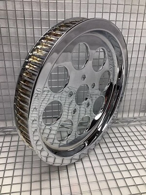 Harley Pulley Touring Dyna 40217-00 1993 -04 ЗВЕЗДОЧКА 1 1/2 дюйма хромированная СМЕННАЯ - Изображение 1 из 4