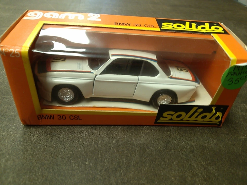 1974 Solido BMW 30 CSL  boxed MIB - Image 1 of 2
