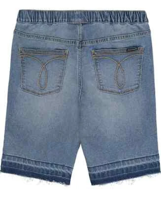 CALVIN KLEIN Big Girls Pull-On Bermuda Shorts Blue Size XL (16) - Image 1 of 2