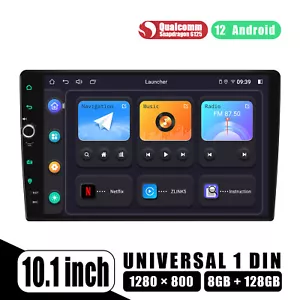 JOYING 10.1 Zoll Single Din Autoradio Android 12 OS Carplay Bluetooth MirrorLink - Bild 1 von 15