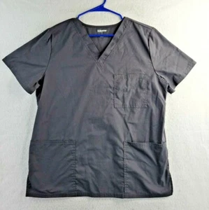 Scrub Star Gray Scrub Top Womens Medium - Picture 1 of 6