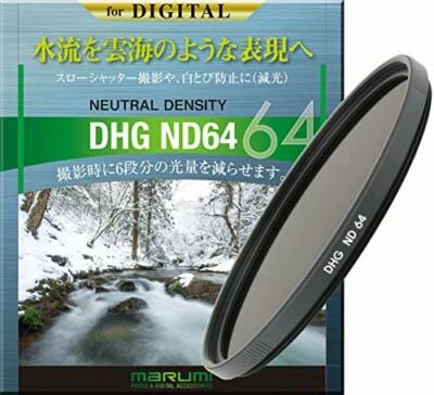 MARUMI ND filter DHG ND64 58mm for light intensity adjustment NEW from Japan - Image 1 of 4
