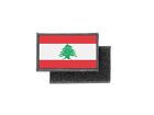 Flag patch printed badge country lebanon