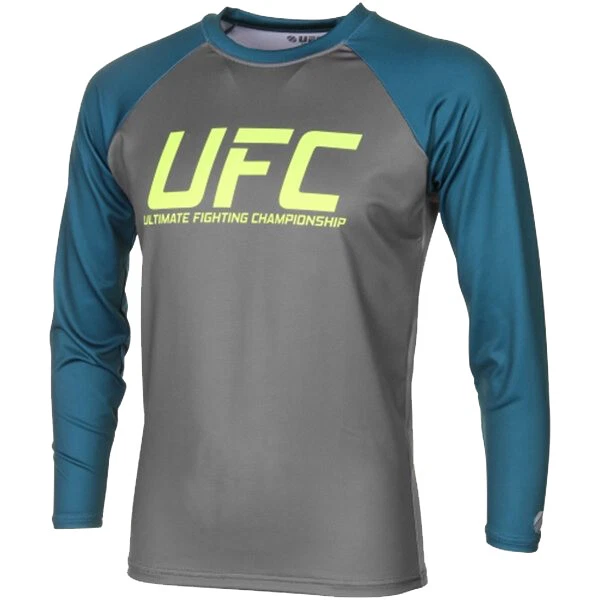 UFC TUF Team Pettis Rashguard - Grey/Dark Teal - Image 1 of 1