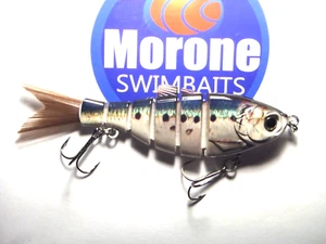 2 Morone Swimbait Sardino Herring Shad Jointed Swimbaits 7 " bass Lure - Picture 1 of 7