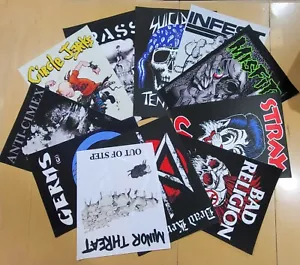 PUNK BACKPATCH Fabric patches metal rock crust gothic CUSTOMIZED JACKET badge - Picture 1 of 66