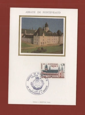 FDC 1978 - Abbaye de FONTEVRAUD   ....    (Ref. K1895) - Photo 1/2
