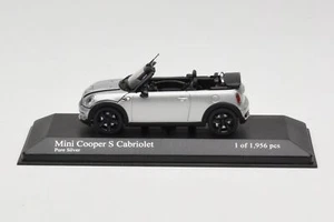 431138830 Mini Cooper S Cabriolet Silver Minichamps 1/43 - Imagen 1 de 6