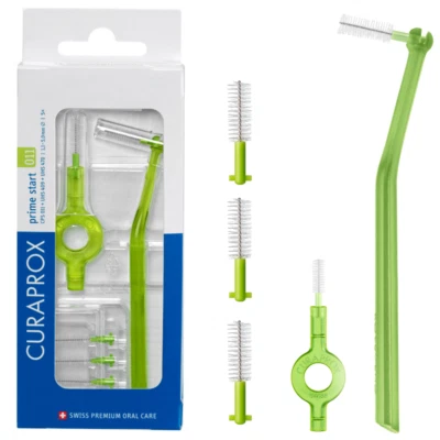 NEU Curaprox Interdentalbürsten CPS 011 Prime Start groß Click System sanft