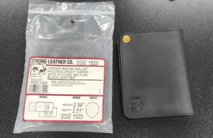 Strong Leather Co. Hidden Badge Wallet - Holds 6 Credit Cards - Shape#1523 - Picture 1 of 5