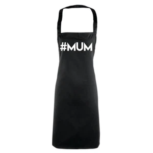 #Mum Hashtag Mum Printed Apron Baking Cooking Gift - Picture 1 of 10