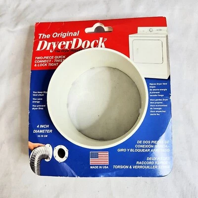 "BASE SECADORA blanca ventilación secadora conexión rápida 4"" diámetro" Foto 1 de 2