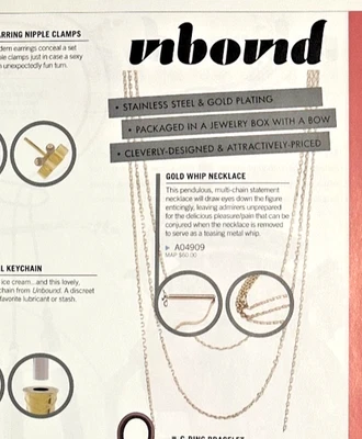 Collar de látigo de oro Twiggy sin encuadernar cadena chapada en oro joyería nuevo en caja Foto 1 de 4