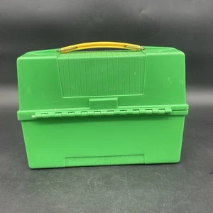 INCREDIBLE HULK Vintage 1980 Green Plastic Lunchbox w/Thermos Aladdin - Picture 1 of 20