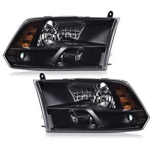 Par de faros transparentes aptos para Dodge Ram 1500 2500 3500 2009-18 - Imagen 1 de 6