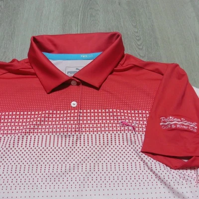 Polo de golf Puma PWR COOL para mujer M Pelican Sound rojo SS Foto 1 de 4
