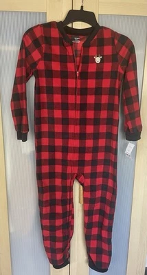 Pijama Carter’s Talla 8 Santa’s Helper Rojo/Negro Navidad Informal Polar Cómodo Foto 1 de 4