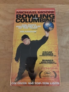 Bowling for Columbine VHS  Documentary 2003 Michael Moore NEW Factory Sealed - Picture 1 of 6