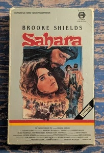Sahara (1982 Big Box VHS) Brooke Shields Lambert Wilson John Rhys-Davies Cannon - Picture 1 of 10
